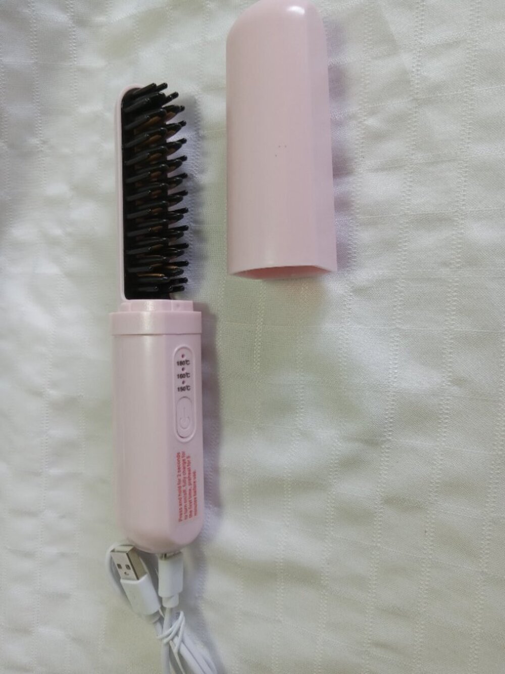 Rechargeable USB Handheld Straightening Brush & Comb Straightening and Curling